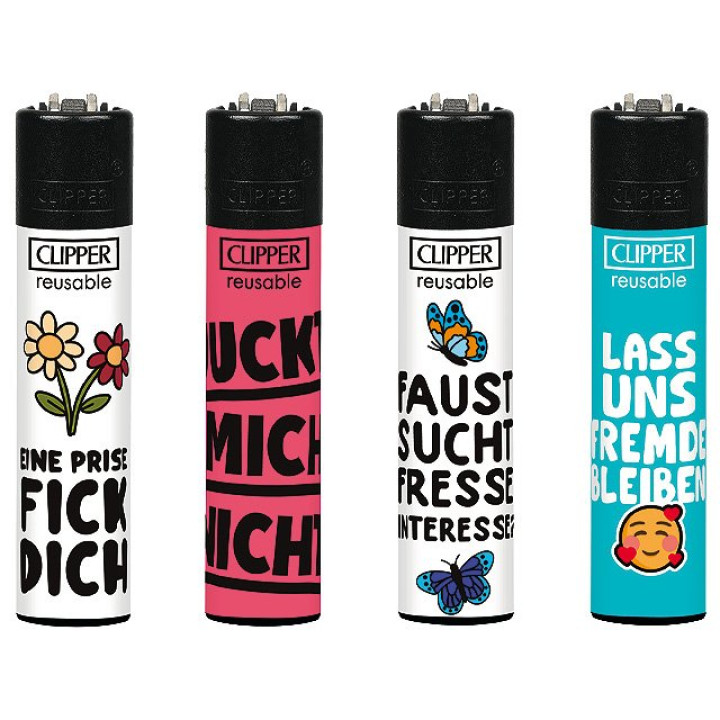Clipper Feuerzeug "Fuck Off"
