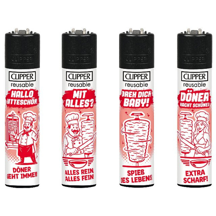 Clipper Feuerzeug "Döner Collection"