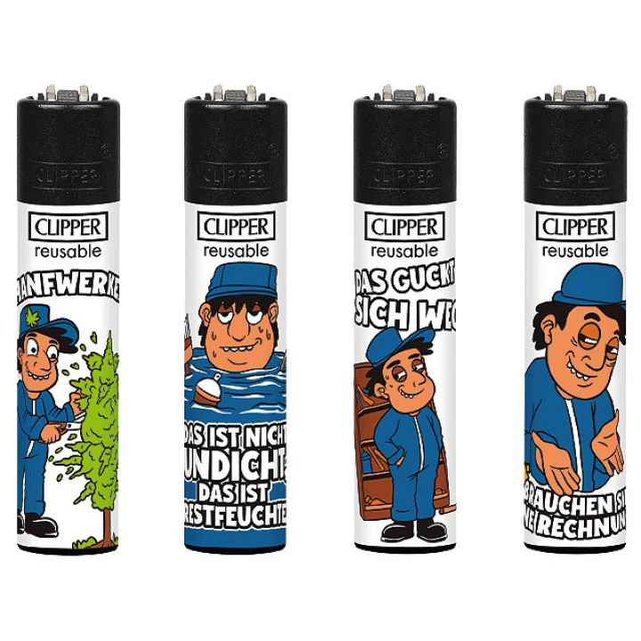 Clipper Feuerzeug "Handwerker 4"