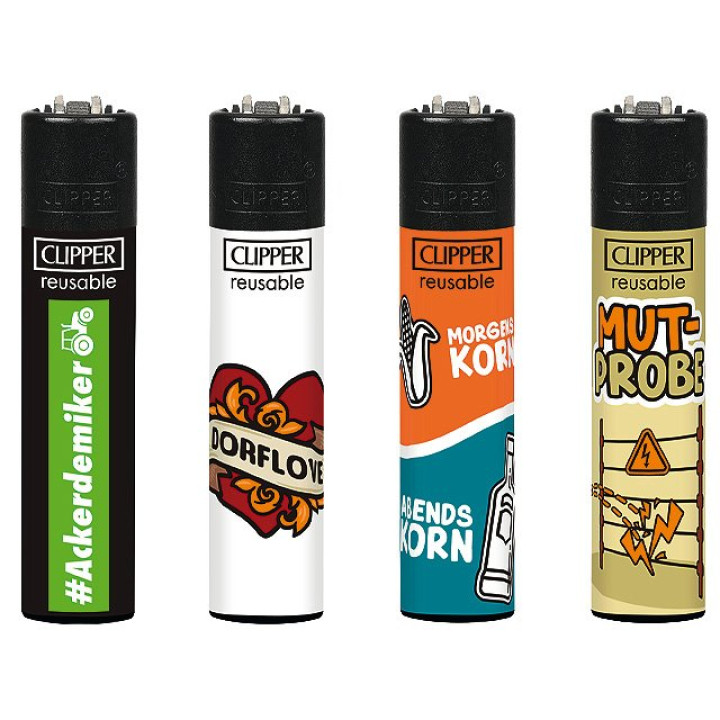 Clipper Feuerzeug "Dorfleben 3"