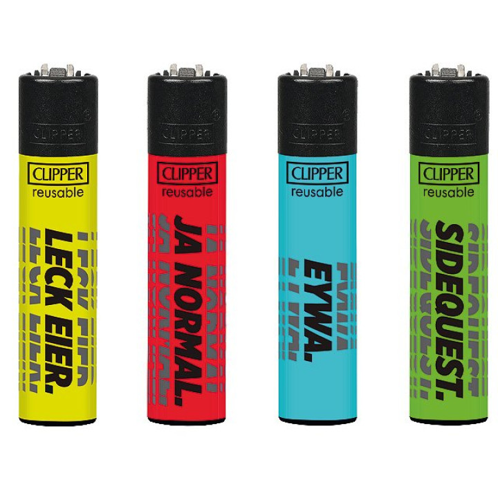 Clipper Feuerzeug "Jugendwort 12"