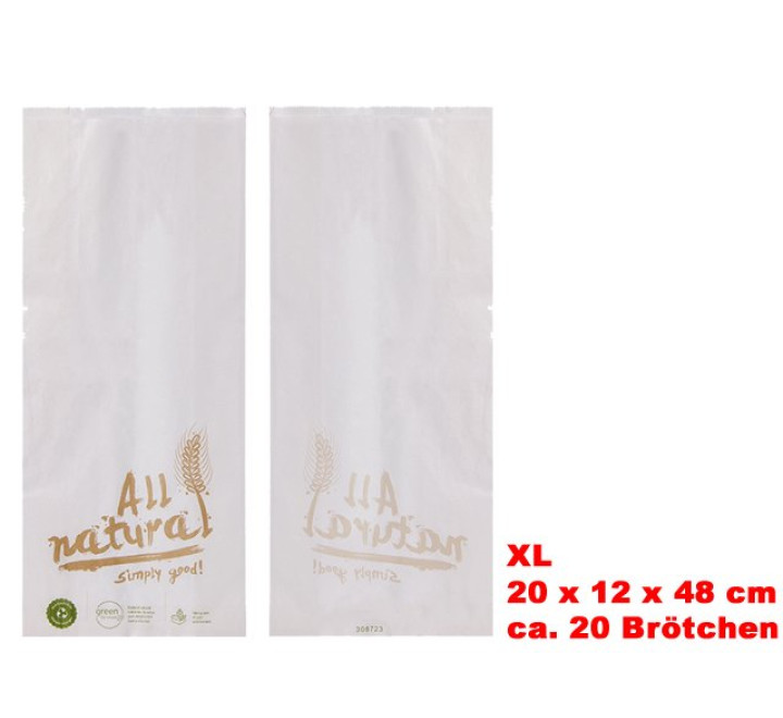 Brötchentüte XL - Groß  "Sonne" Nr. 438, 1.000 Stück