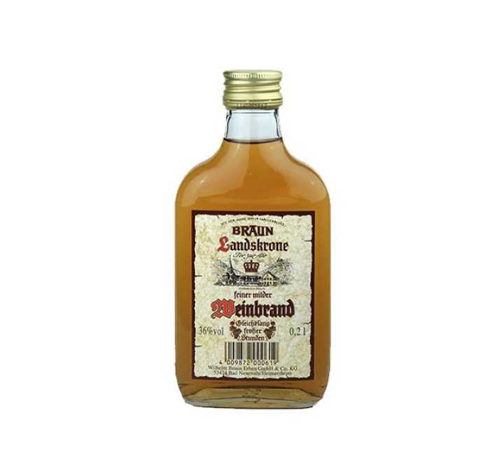 Braun Weinbrand 36% - 0,2l