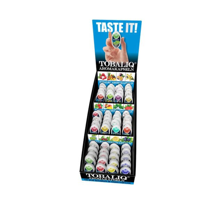 TobaliQ Aroma Kapsel - Mix Display 60er