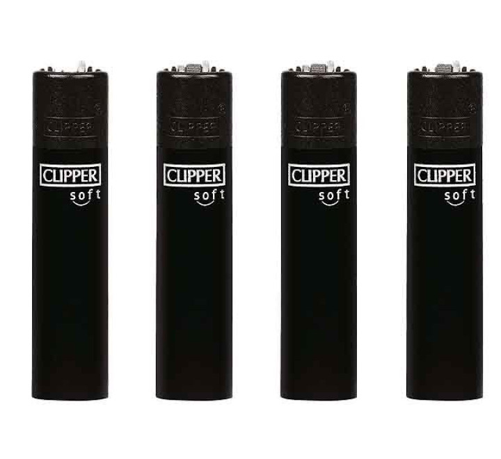 CLIPPER Feuerzeug "Soft Touch & Black Cap"