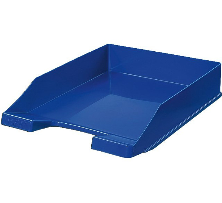 Briefablage KLASSIK, DIN A4/C4, stapelbar, stabil, blau
