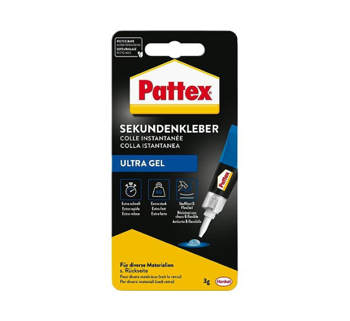 Pattex Sekundenkleber 3g  Gel