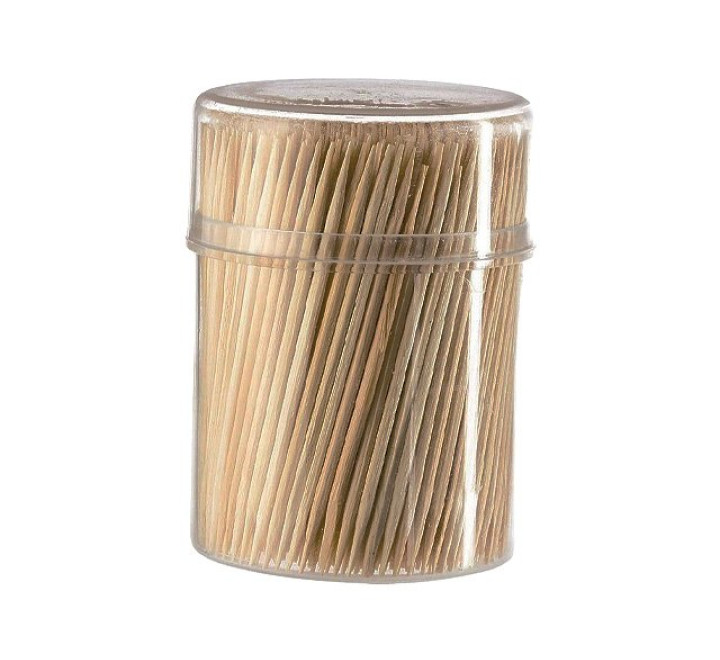 Zahnstocker, Bambus, 500Stück PET Dose