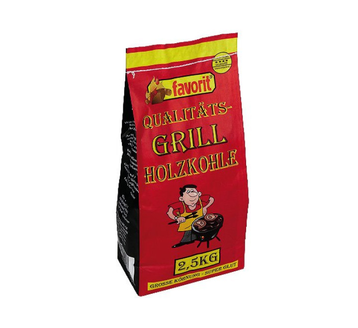 Grill-Holzkohle FAVORIT  2,5kg Btl.  PALETTE
