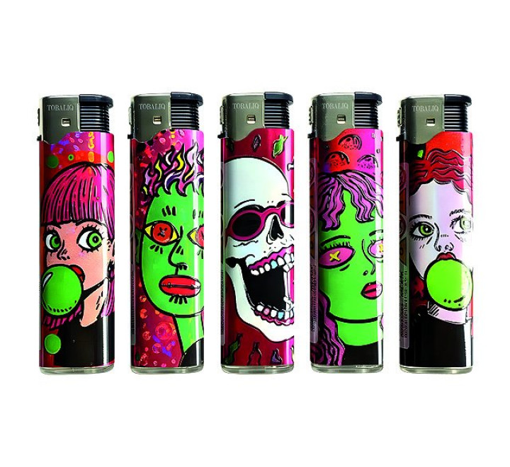 TobaliQ 3D Metallic JET "Color Face"