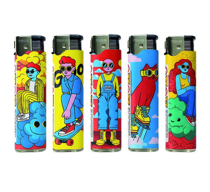 TobaliQ 3D Metallic JET "Happy Sky"