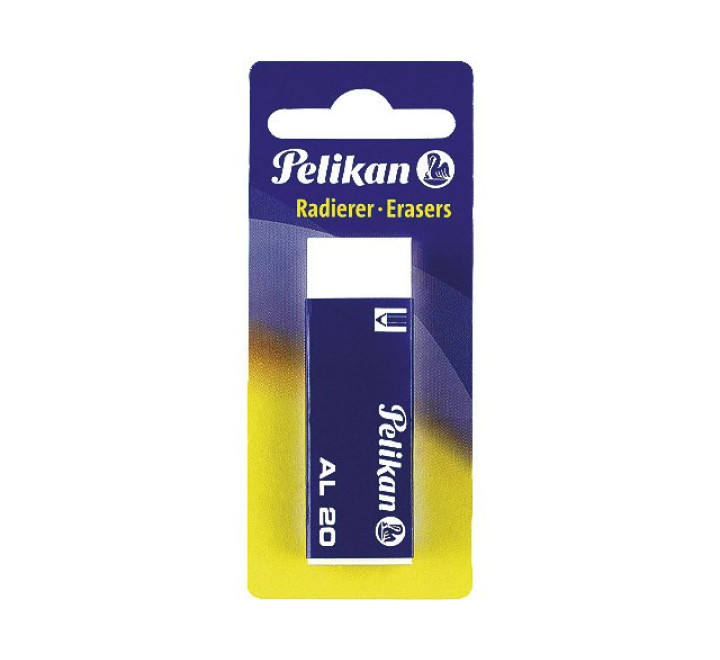 Radierer AL20 weiss 1er SB-Karte Pelikan