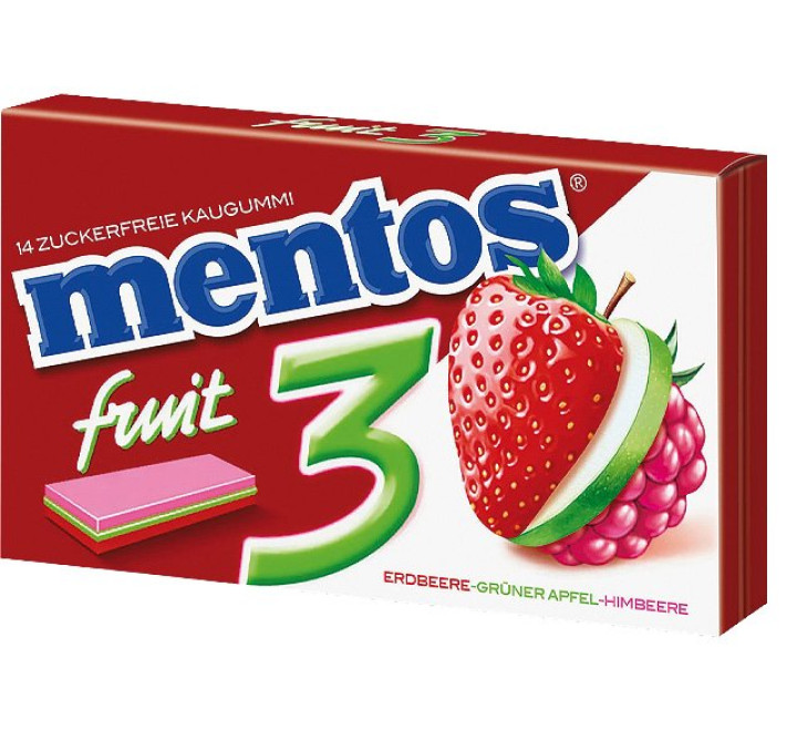 Mentos Gum Fruity Fresh 14er 33g