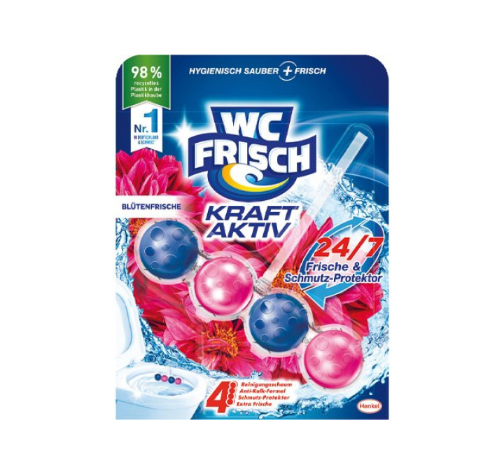 WC-Fr.Kraft-Aktiv Duftspüler Blüten-Frische 50g