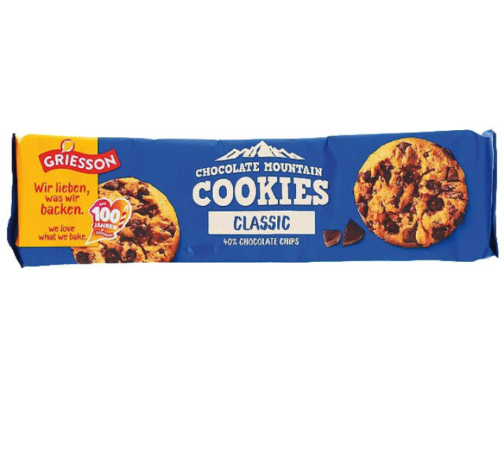 Griesson Chocolate Mountain Cookies Classic 150g
