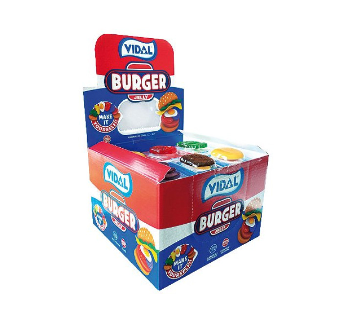 Vidal - Burger Jelly - Fruchtgummi - 66 g