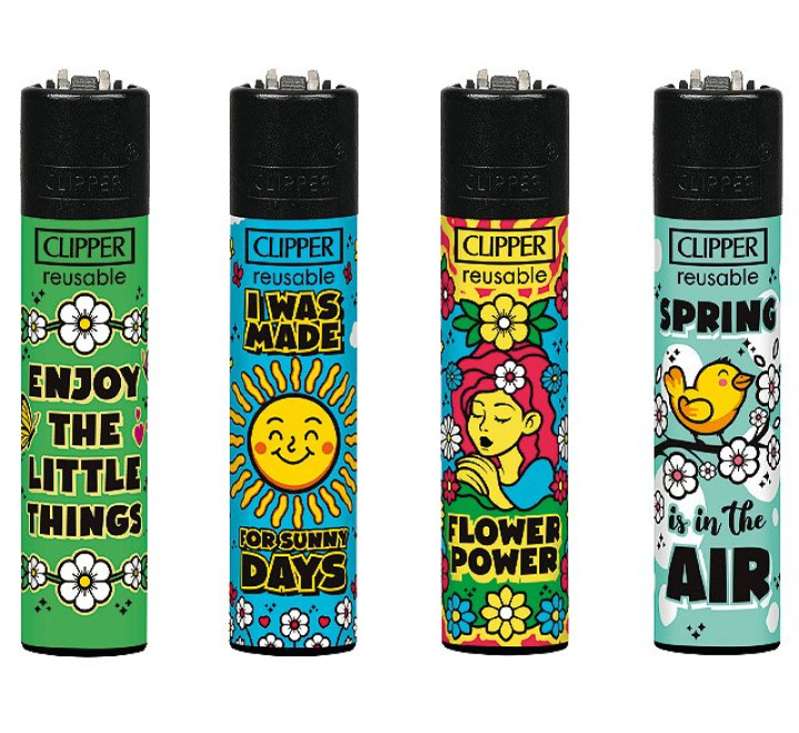 Clipper Feuerzeug "Spring Slogan"