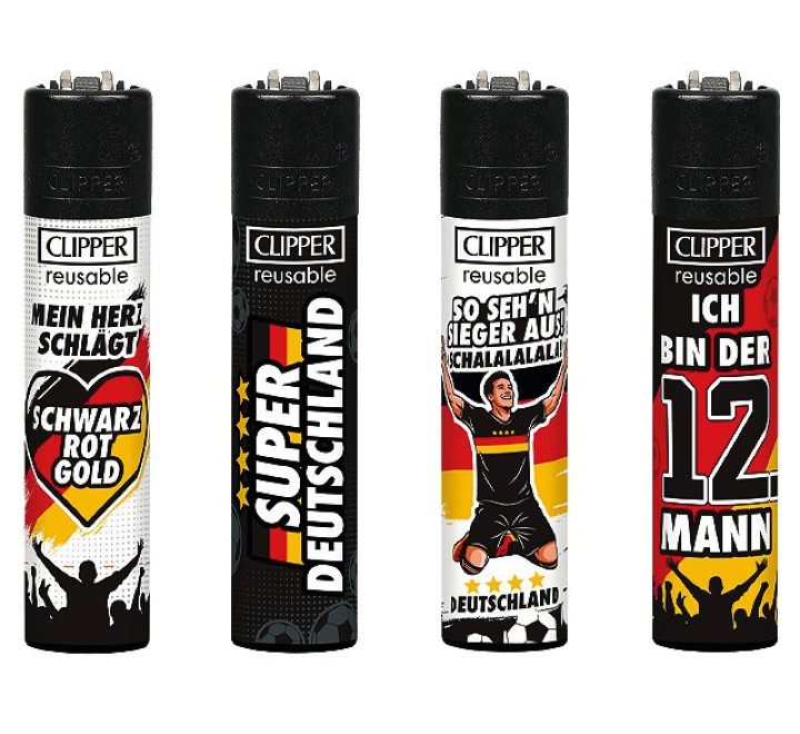 Clipper Feuerzeug "Fussbal Deutschland"