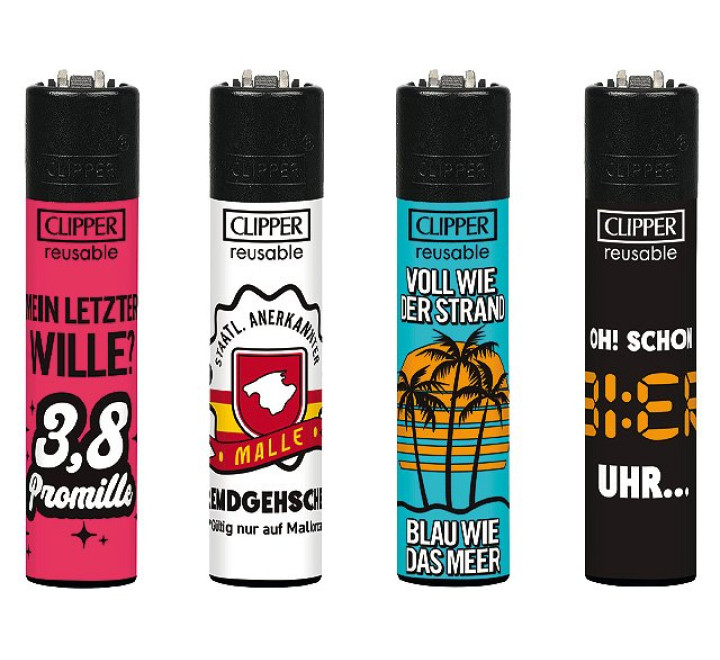 Clipper Feuerzeug "Malle 3"
