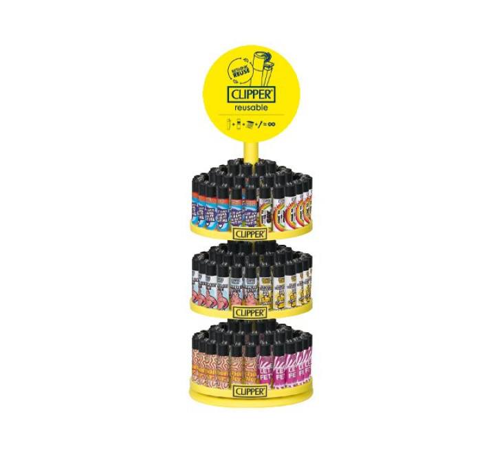 Clipper Feuerzeug Carrousel "Mainstream 36"