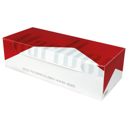 Marlboro RED Zigarettenhülsen 200er