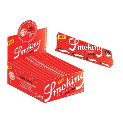 Smoking Thinnest King Size Red