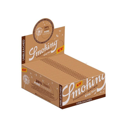 Smoking "Thinnest  Brown  King Size - 33 Blatt  -50er