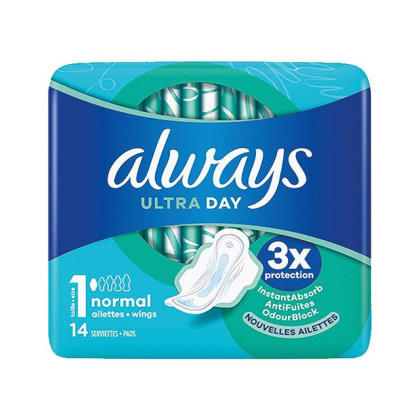 Always Ultra mit Flügel - "Normal" - 14er