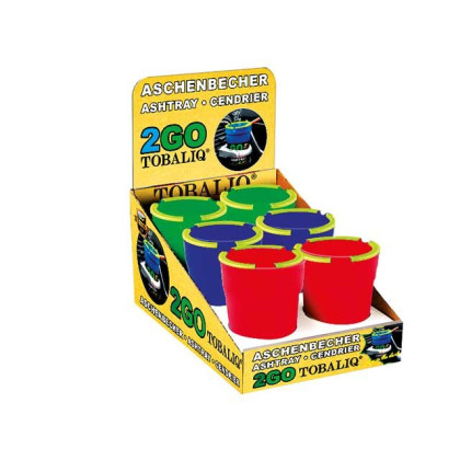 Rauchfreier Aschenbecher  T 2GO - GLOW in the DARK BUNT