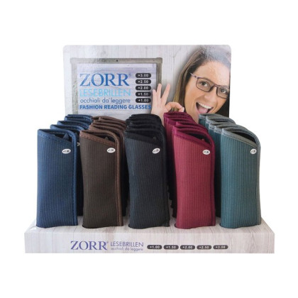 Zorr Lesebrille matt 30-er Display mit Etui