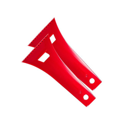 Eiskratzer-Schaber - ROT - 21cm