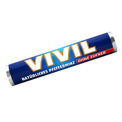 Vivil Rolle Pfefferminz ohne Zucker 28g