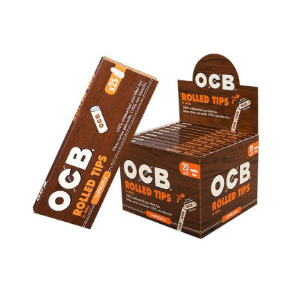 OCB "Rolled Tips" - Virgin - Durchm. 6,5 mm - 20 x á 25 Tips