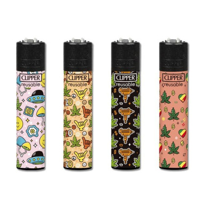 Clipper Feuerzeug "Leaf Pattern"