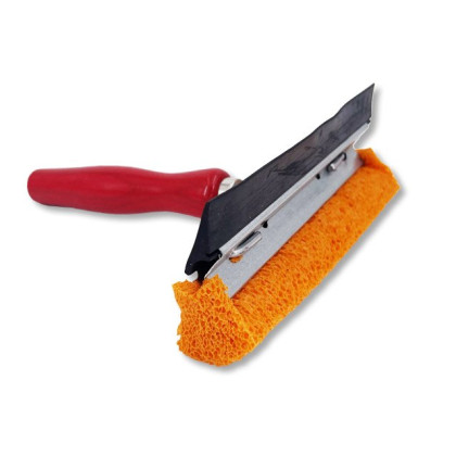 Scheiben/Fenster-Abzieher - 14,5 cm breit - Holzgriff 11 cm