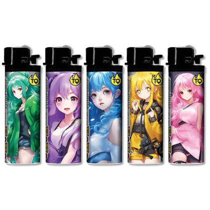TobaliQ Reibrad Feuerzeug "Anime"
