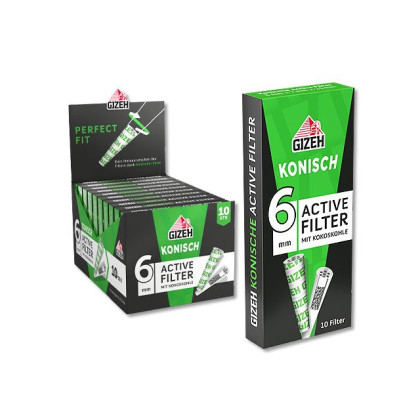 Gizeh Konische Active Filter - 6mm