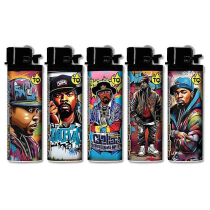 TobaliQ Reibrad Feuerzeug "Hip-Hop"