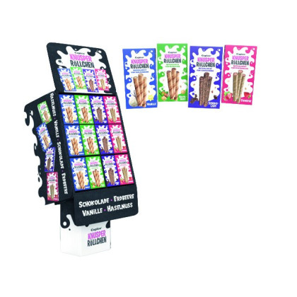 Capico® Waffelröllchen 4-fach im Bodenaufsteller 75g