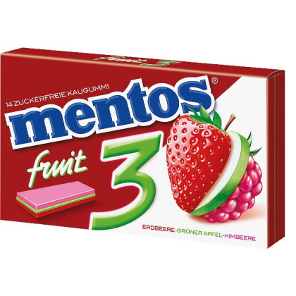 Mentos Gum Fruity Fresh 14er 33g