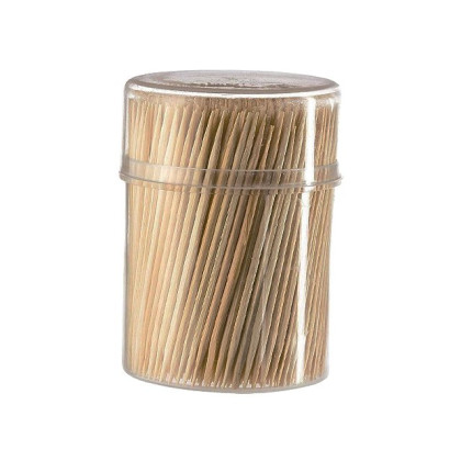 Zahnstocher, Bambus, 500Stück PET Dose