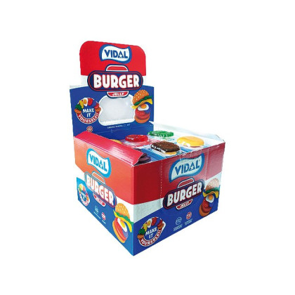 Vidal - Burger Jelly - Fruchtgummi - 66 g