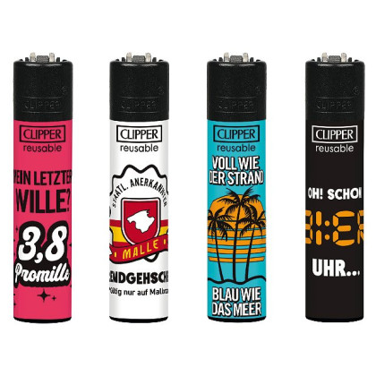 Clipper Feuerzeug "Malle 3"