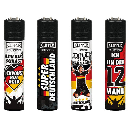 Clipper Feuerzeug "Fussbal Deutschland"
