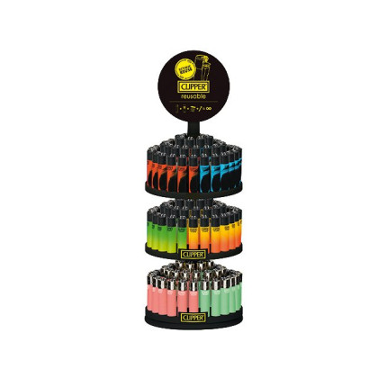 Clipper Feuerzeug Carrousel "Micro Colors"