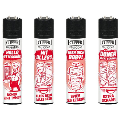 Clipper Feuerzeug "Döner Collection"
