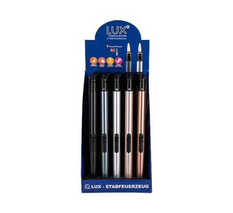 Lux BBQ Stab-Feuerzeug Slim metallic - 21cm