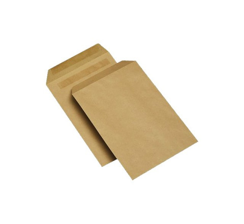 10 Stck. Versand-Taschen - DIN C5 - Braun  -  90g